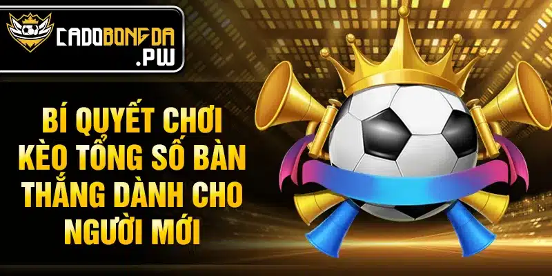 Bí quyết chơi kèo tổng số bàn thắng dành cho người mới